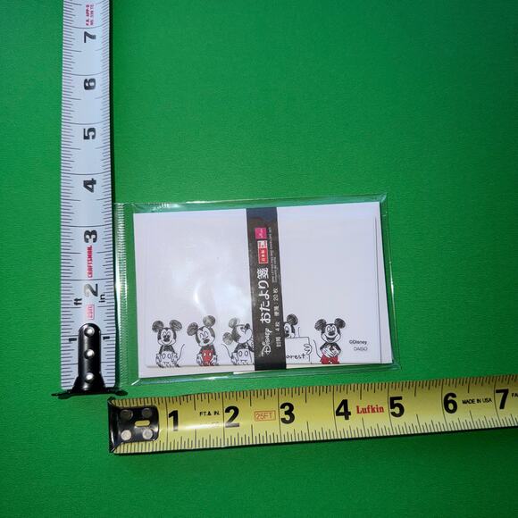 Disney Classic Vintage Mickey Mouse Soft Tote Bag Gusset + Stationery Set Japan - Picture 6 of 8